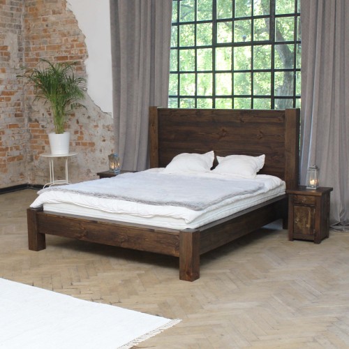 Massivholzbett Masamba 001