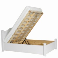 Massivholzbett Keraton mit Bettkasten 007