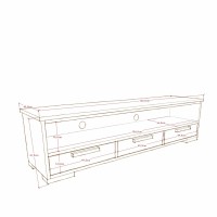 Massivholz-TV-Schrank Malang 005