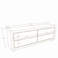 Massivholz-TV-Schrank Lombok 005