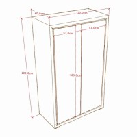 Massivholz-Schrank Lombok 005