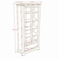 Massivholzvitrine Prowansja 004