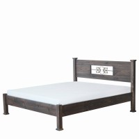 Massivholzbett Madura mit Matratze 006