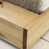 Massivholzbett Malang mit Matratze 003