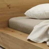 Massivholzbett Malang mit Matratze 004