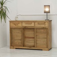 Massivholzbett Malang mit Matratze 005