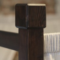 Massivholzbett Lovina mit Baldachin mit Matratze 004