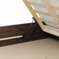 Massivholzbett Madura mit Bettkasten mit Matratze 009