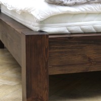 Massivholzbett Masamba mit Matratze 006