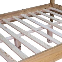 Massivholzbett Nirvana mit Baldachin und Matratze 005