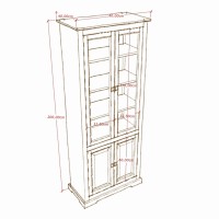 Massivholzvitrine Madura 004
