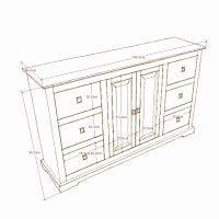 Massivholzkommode Madura 005